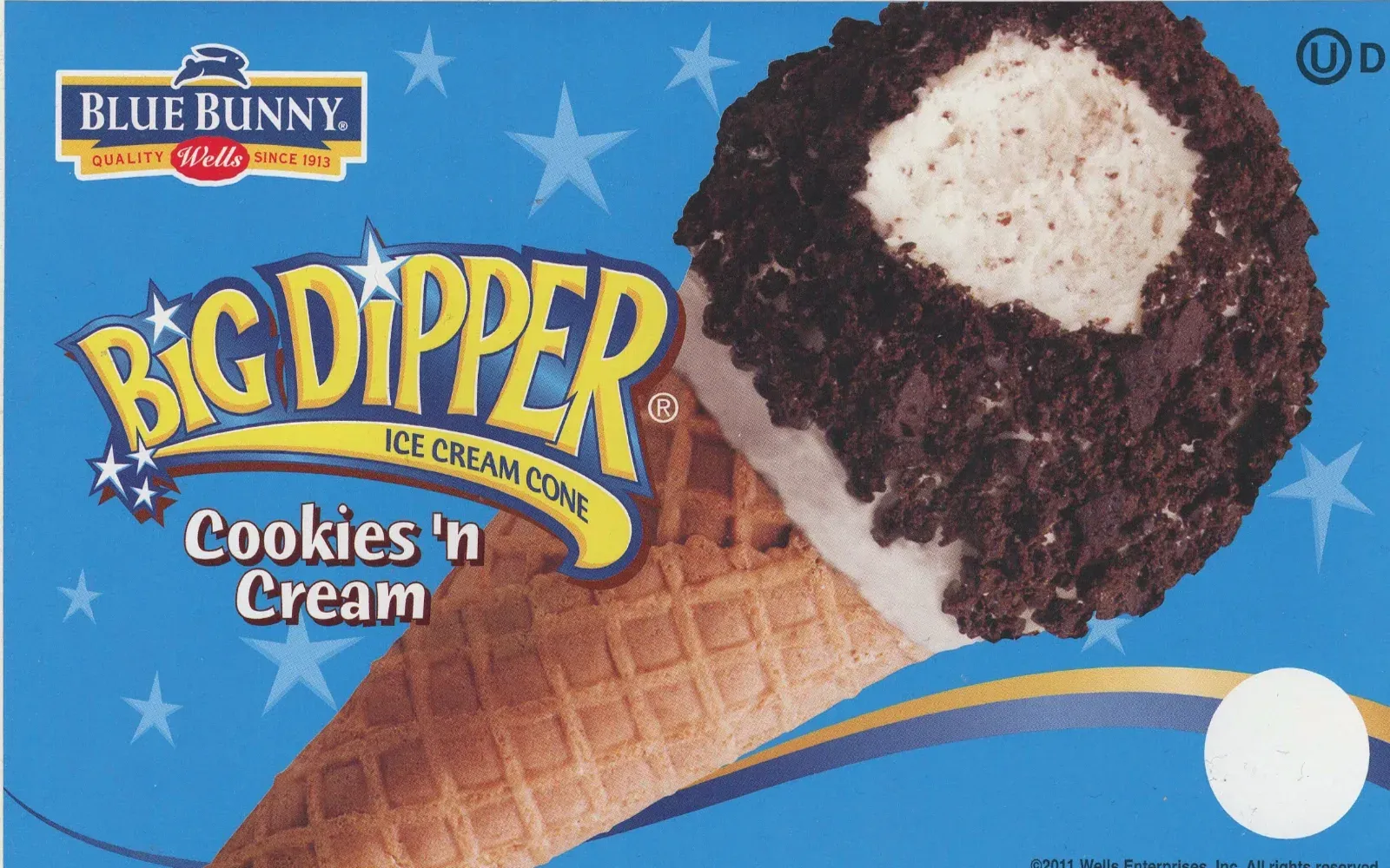 Big Dipper Cone Cookies 'N Cream