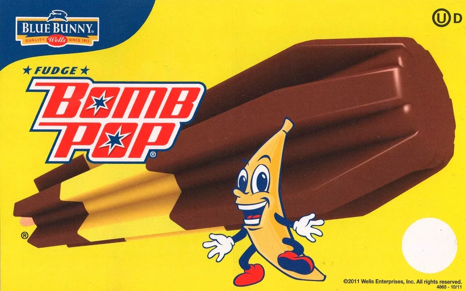 Banana Fudge Bomb Pop
